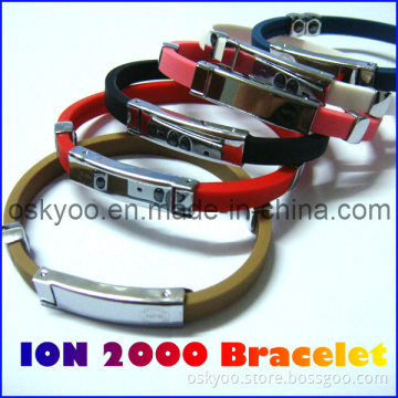 2014 New Noproblem Magnet Radiation Resistant Ion 2000 Balance Bracelet P054